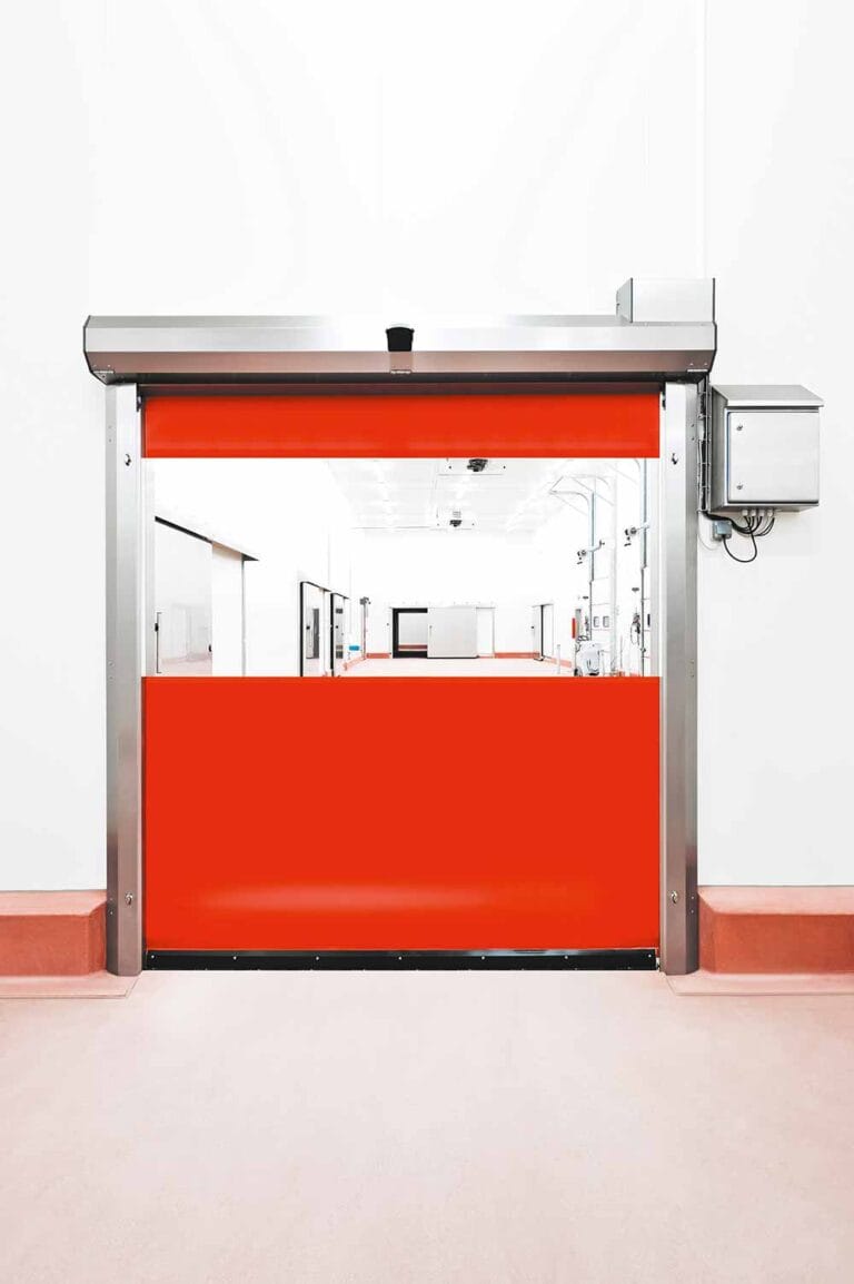 Kylmä- ja pakastetilojen pikarullaovet (Hygienia-alueet)